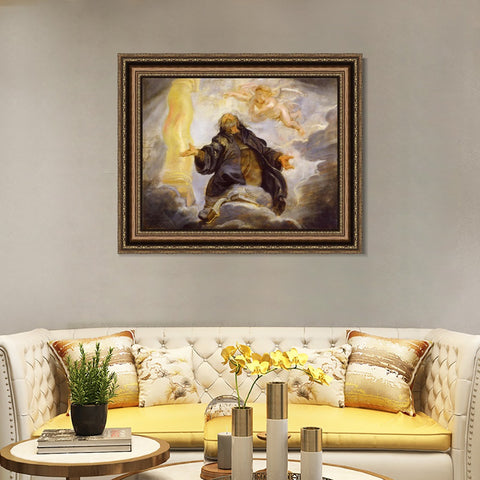 INVIN ART Framed Canvas Art Giclee Print Series#188 by Peter Paul Rubens Wall Art Living Room Home Office Decorations