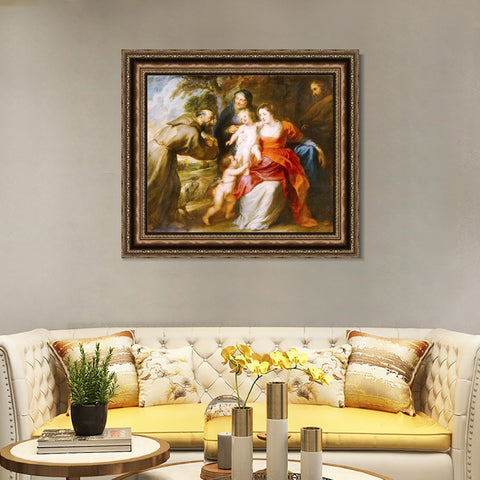 INVIN ART Framed Canvas Art Giclee Print Series#190 by Peter Paul Rubens Wall Art Living Room Home Office Decorations