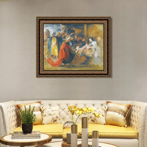 INVIN ART Framed Canvas Art Giclee Print Series#191 by Peter Paul Rubens Wall Art Living Room Home Office Decorations