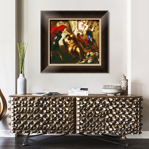 INVIN ART Framed Canvas Art Giclee Print Series#193 by Peter Paul Rubens Wall Art Living Room Home Office Decorations
