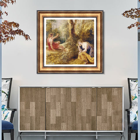 INVIN ART Framed Canvas Art Giclee Print Series#194 by Peter Paul Rubens Wall Art Living Room Home Office Decorations