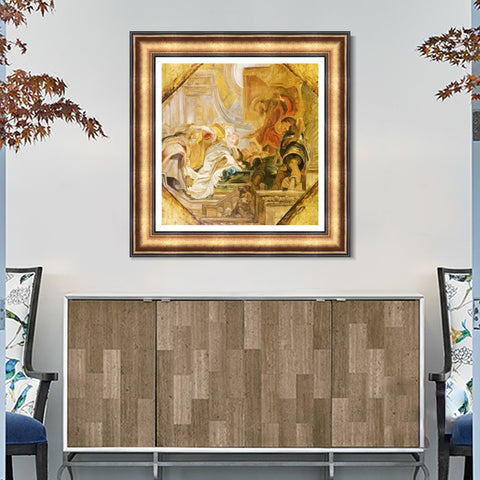 INVIN ART Framed Canvas Art Giclee Print Series#196 by Peter Paul Rubens Wall Art Living Room Home Office Decorations