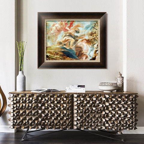 INVIN ART Framed Canvas Art Giclee Print Series#197 by Peter Paul Rubens Wall Art Living Room Home Office Decorations