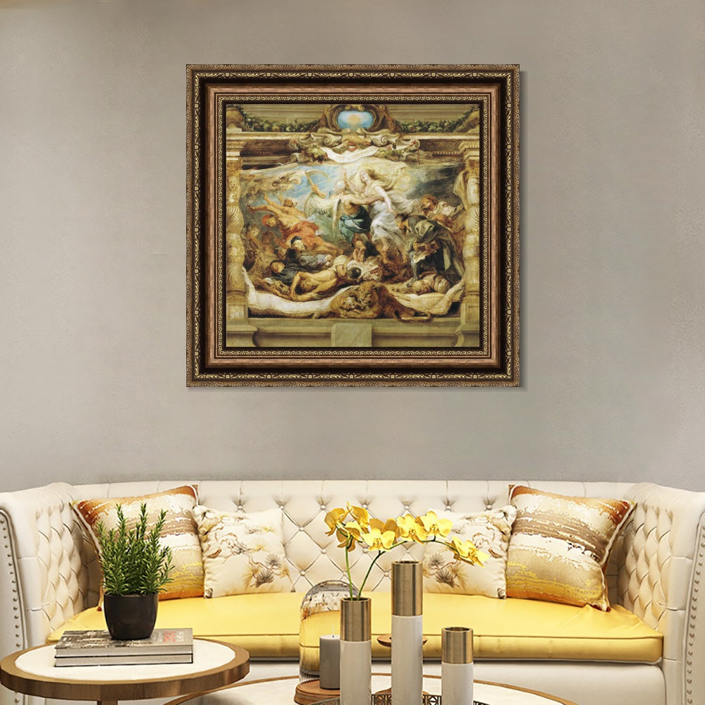 INVIN ART Framed Canvas Art Giclee Print Series#198 by Peter Paul Rubens Wall Art