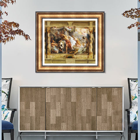 INVIN ART Framed Canvas Art Giclee Print Series#199 by Peter Paul Rubens Wall Art Living Room Home Office Decorations