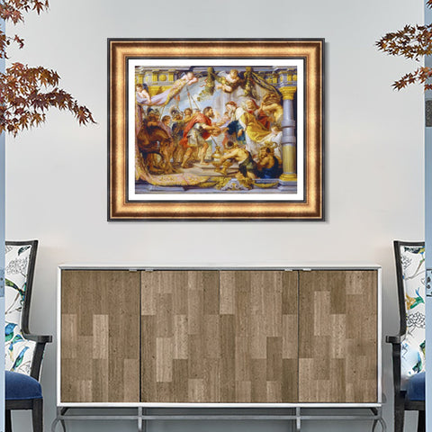 INVIN ART Framed Canvas Art Giclee Print Series#200 by Peter Paul Rubens Wall Art Living Room Home Office Decorations