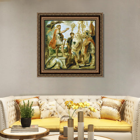 INVIN ART Framed Canvas Art Giclee Print Series#201 by Peter Paul Rubens Wall Art Living Room Home Office Decorations