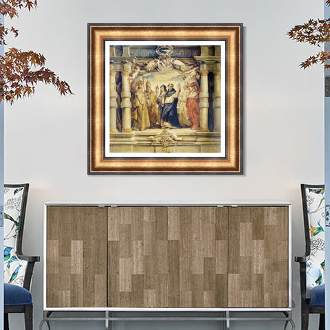 INVIN ART Framed Canvas Art Giclee Print Series#203 by Peter Paul Rubens Wall Art Living Room Home Office Decorations