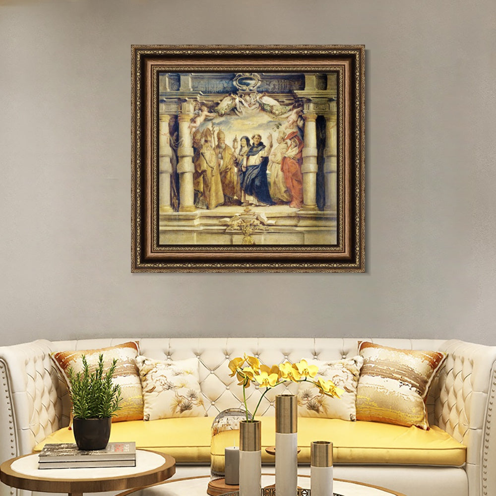 INVIN ART Framed Canvas Art Giclee Print Series#203 by Peter Paul Rubens Wall Art