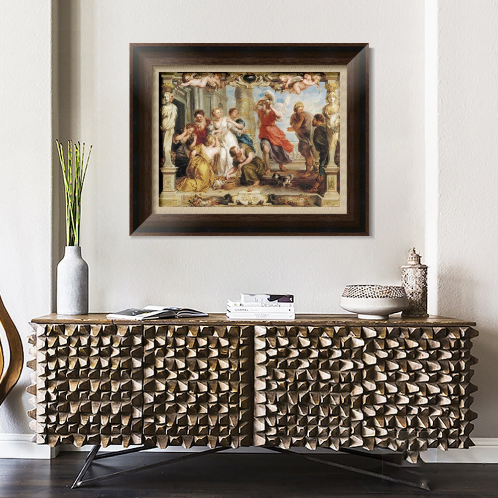 INVIN ART Framed Canvas Art Giclee Print Series#204 by Peter Paul Rubens Wall Art