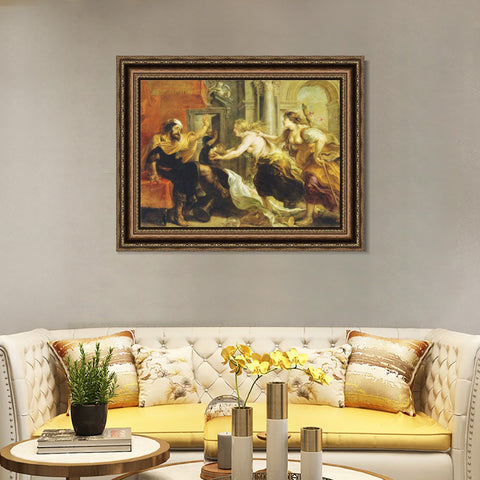 INVIN ART Framed Canvas Art Giclee Print Series#205 by Peter Paul Rubens Wall Art Living Room Home Office Decorations