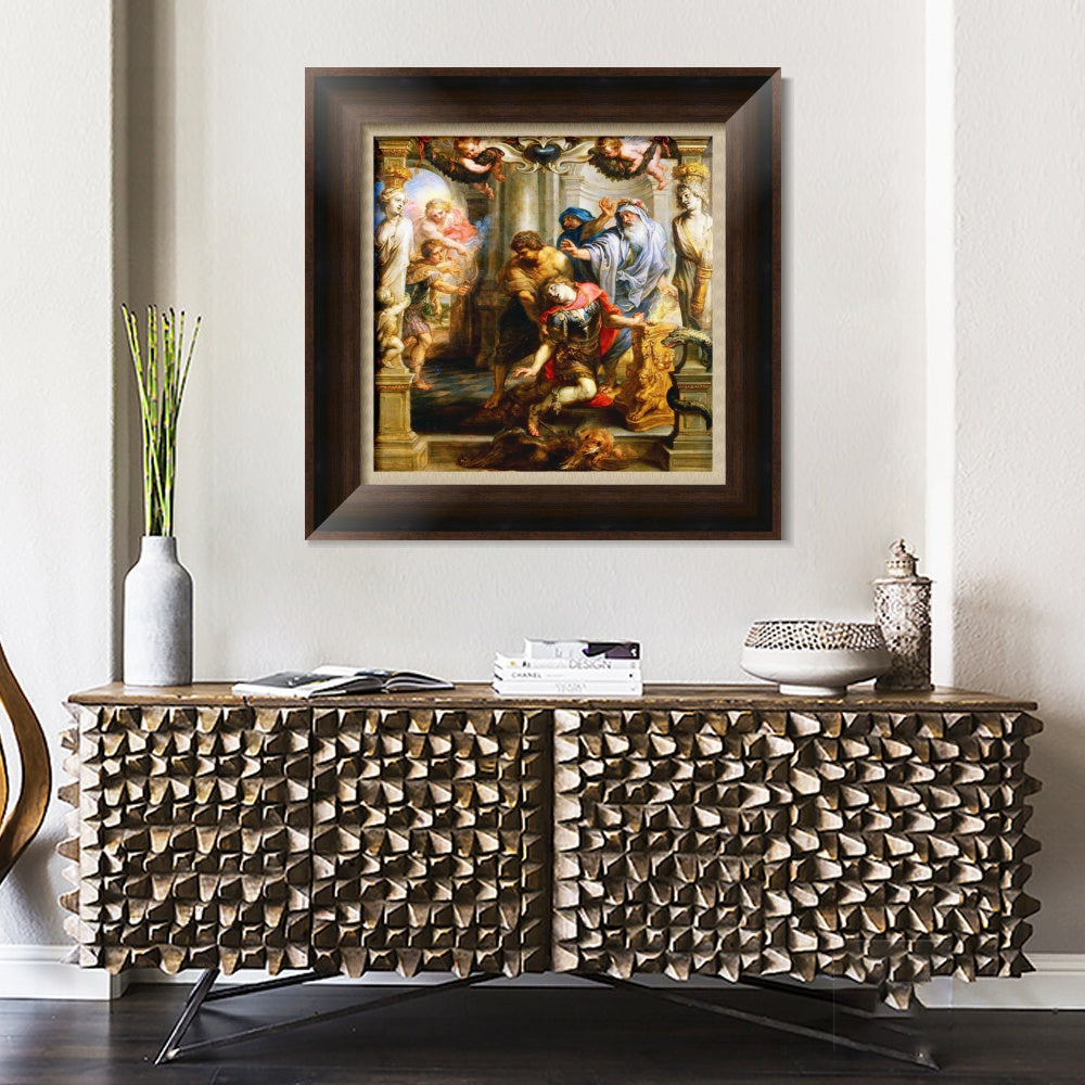 INVIN ART Framed Canvas Art Giclee Print Series#207 by Peter Paul Rubens Wall Art