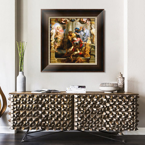 INVIN ART Framed Canvas Art Giclee Print Series#207 by Peter Paul Rubens Wall Art Living Room Home Office Decorations