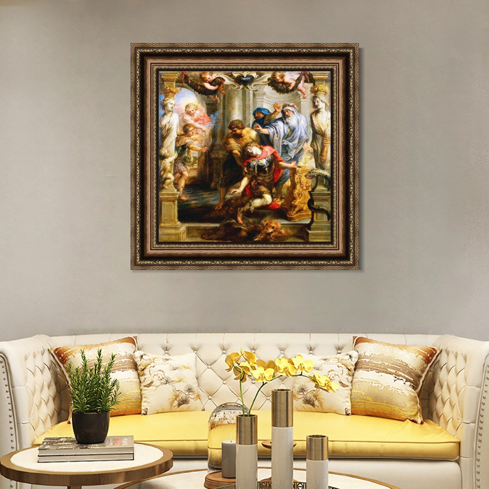INVIN ART Framed Canvas Art Giclee Print Series#207 by Peter Paul Rubens Wall Art