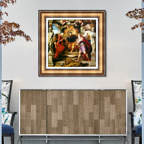 INVIN ART Framed Canvas Art Giclee Print Series#208 by Peter Paul Rubens Wall Art Living Room Home Office Decorations