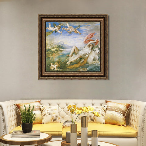 INVIN ART Framed Canvas Art Giclee Print Series#209 by Peter Paul Rubens Wall Art Living Room Home Office Decorations