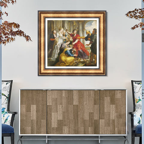INVIN ART Framed Canvas Art Giclee Print Series#210 by Peter Paul Rubens Wall Art Living Room Home Office Decorations