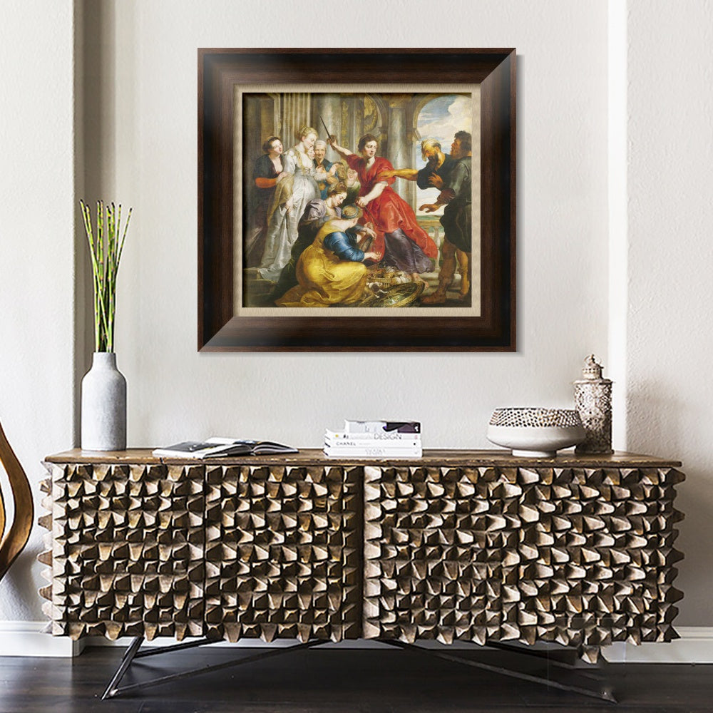INVIN ART Framed Canvas Art Giclee Print Series#210 by Peter Paul Rubens Wall Art Living Room Home Office Decorations