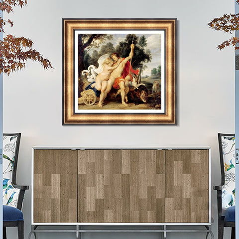 INVIN ART Framed Canvas Art Giclee Print Series#214 by Peter Paul Rubens Wall Art Living Room Home Office Decorations