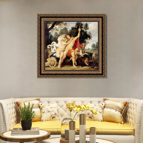 INVIN ART Framed Canvas Art Giclee Print Series#214 by Peter Paul Rubens Wall Art Living Room Home Office Decorations