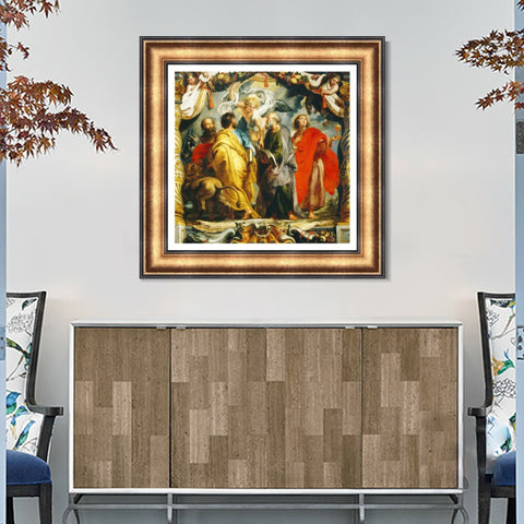 INVIN ART Framed Canvas Art Giclee Print Series#215 by Peter Paul Rubens Wall Art Living Room Home Office Decorations