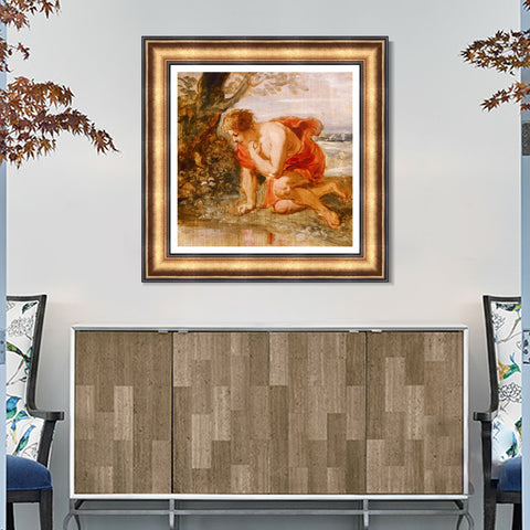 INVIN ART Framed Canvas Art Giclee Print Series#217 by Peter Paul Rubens Wall Art Living Room Home Office Decorations