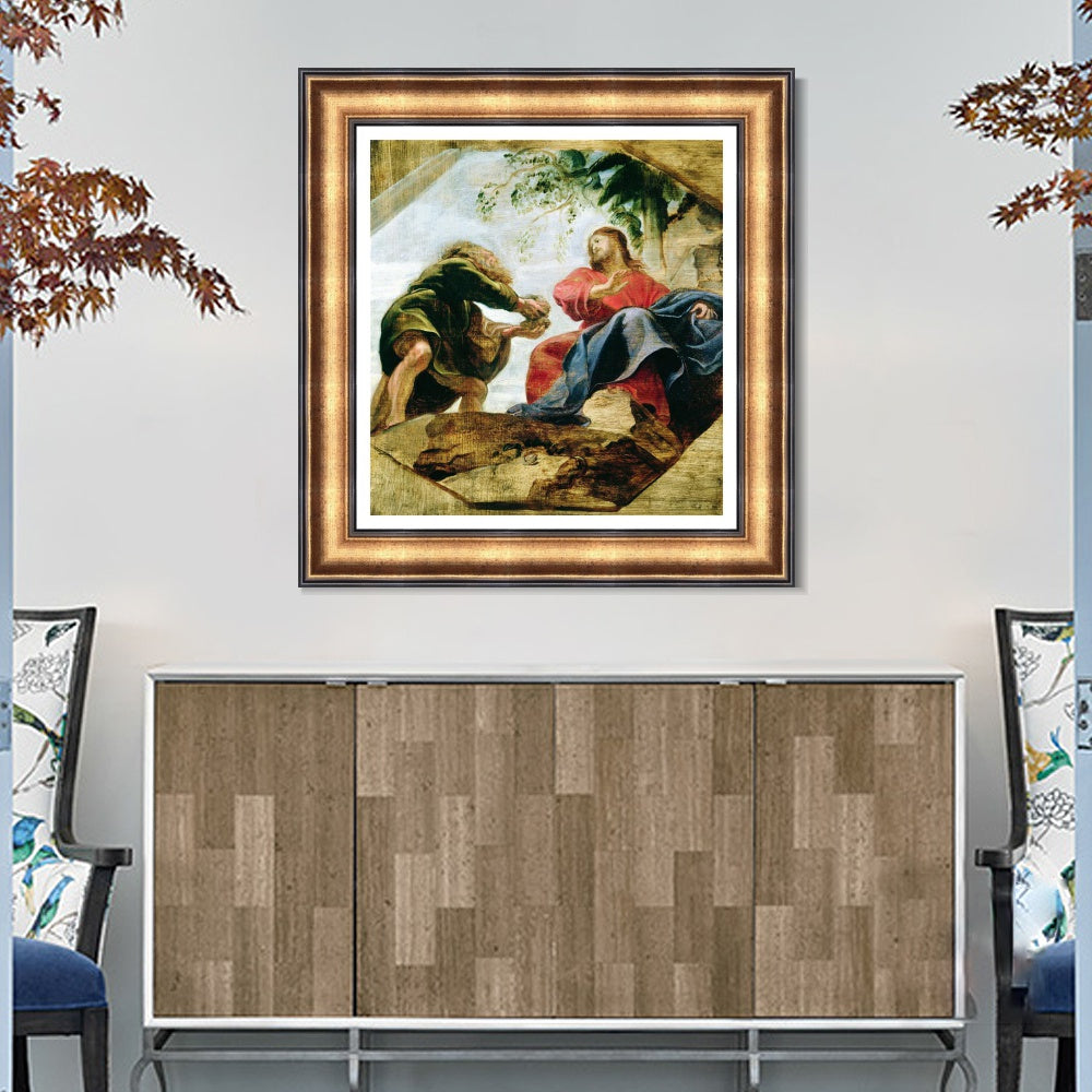 INVIN ART Framed Canvas Art Giclee Print Series#219 by Peter Paul Rubens Wall Art Living Room Home Office Decorations