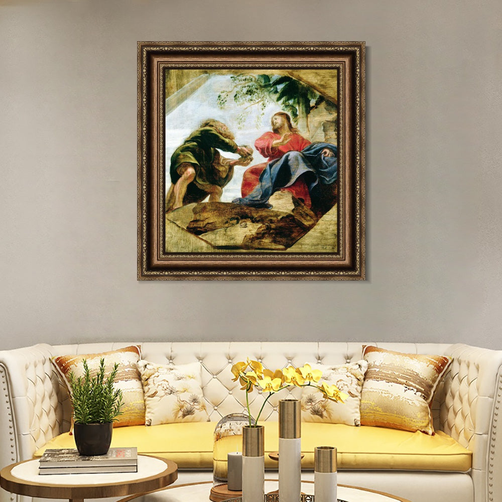 INVIN ART Framed Canvas Art Giclee Print Series#219 by Peter Paul Rubens Wall Art Living Room Home Office Decorations