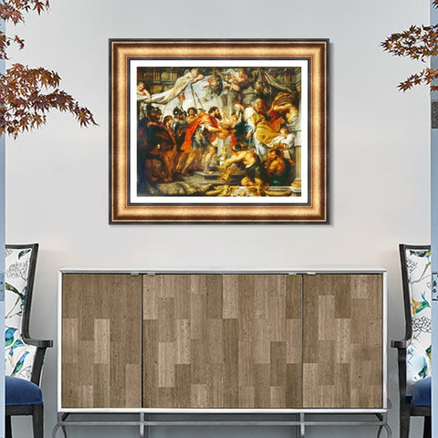 INVIN ART Framed Canvas Art Giclee Print Series#220 by Peter Paul Rubens Wall Art Living Room Home Office Decorations