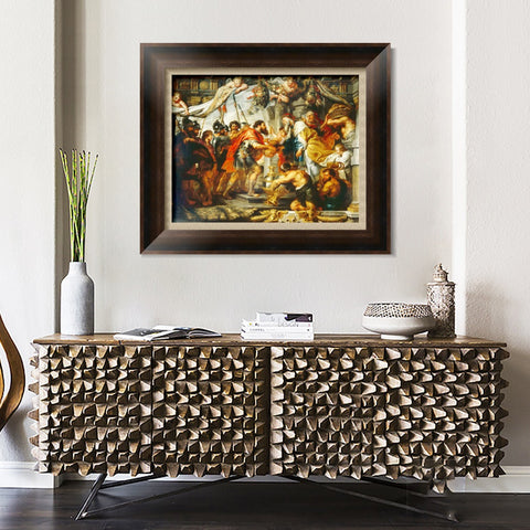 INVIN ART Framed Canvas Art Giclee Print Series#220 by Peter Paul Rubens Wall Art Living Room Home Office Decorations