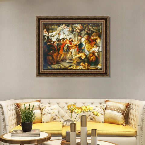 INVIN ART Framed Canvas Art Giclee Print Series#220 by Peter Paul Rubens Wall Art Living Room Home Office Decorations
