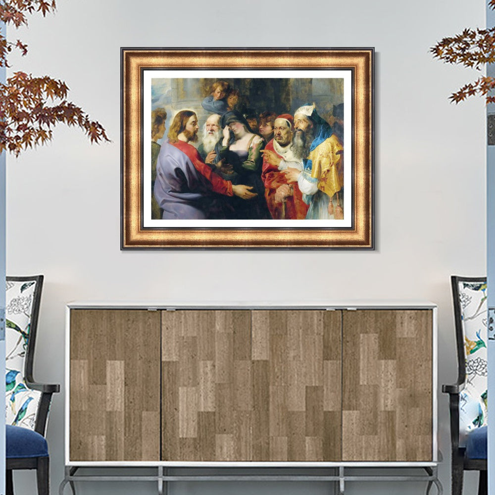 INVIN ART Framed Canvas Art Giclee Print Series#222 by Peter Paul Rubens Wall Art Living Room Home Office Decorations