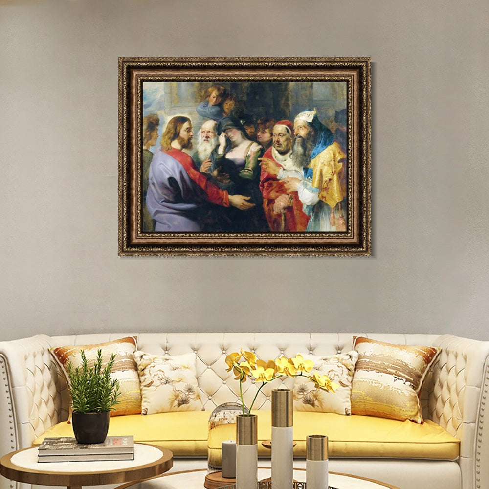 INVIN ART Framed Canvas Art Giclee Print Series#222 by Peter Paul Rubens Wall Art Living Room Home Office Decorations
