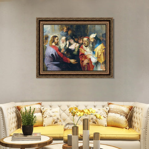 INVIN ART Framed Canvas Art Giclee Print Series#222 by Peter Paul Rubens Wall Art Living Room Home Office Decorations