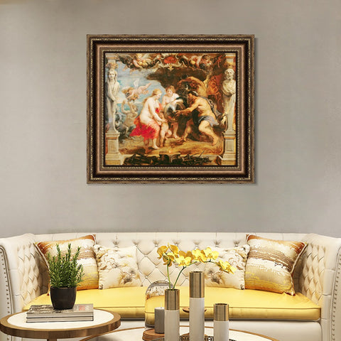 INVIN ART Framed Canvas Art Giclee Print Series#226 by Peter Paul Rubens Wall Art Living Room Home Office Decorations