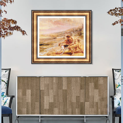 INVIN ART Framed Canvas Art Giclee Print Series#227 by Peter Paul Rubens Wall Art Living Room Home Office Decorations