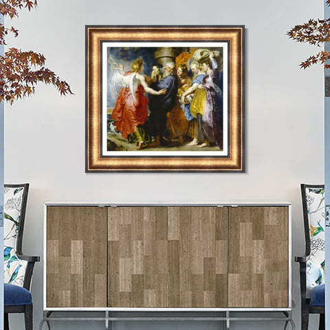 INVIN ART Framed Canvas Art Giclee Print Series#229 by Peter Paul Rubens Wall Art Living Room Home Office Decorations