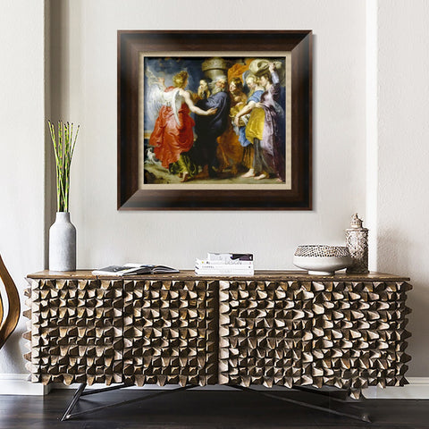 INVIN ART Framed Canvas Art Giclee Print Series#229 by Peter Paul Rubens Wall Art Living Room Home Office Decorations