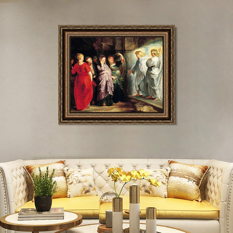 INVIN ART Framed Canvas Art Giclee Print Series#230 by Peter Paul Rubens Wall Art Living Room Home Office Decorations