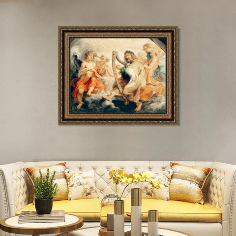 INVIN ART Framed Canvas Art Giclee Print Series#232 by Peter Paul Rubens Wall Art Living Room Home Office Decorations