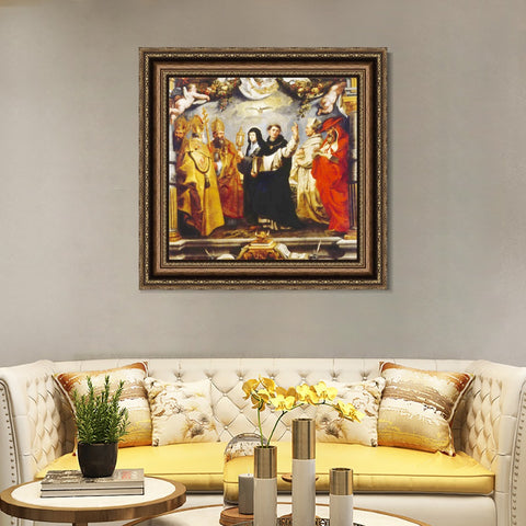 INVIN ART Framed Canvas Art Giclee Print Series#233 by Peter Paul Rubens Wall Art Living Room Home Office Decorations