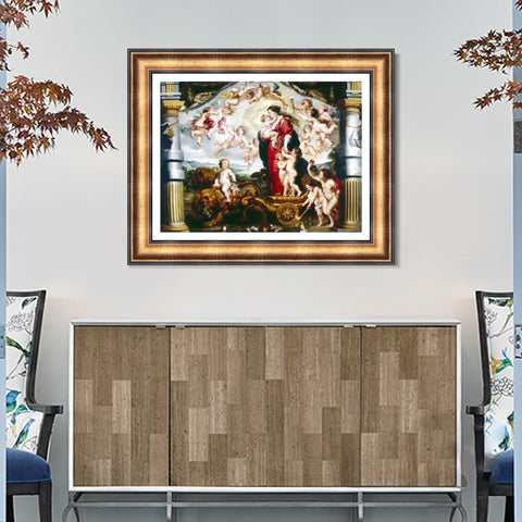 INVIN ART Framed Canvas Art Giclee Print Series#234 by Peter Paul Rubens Wall Art Living Room Home Office Decorations