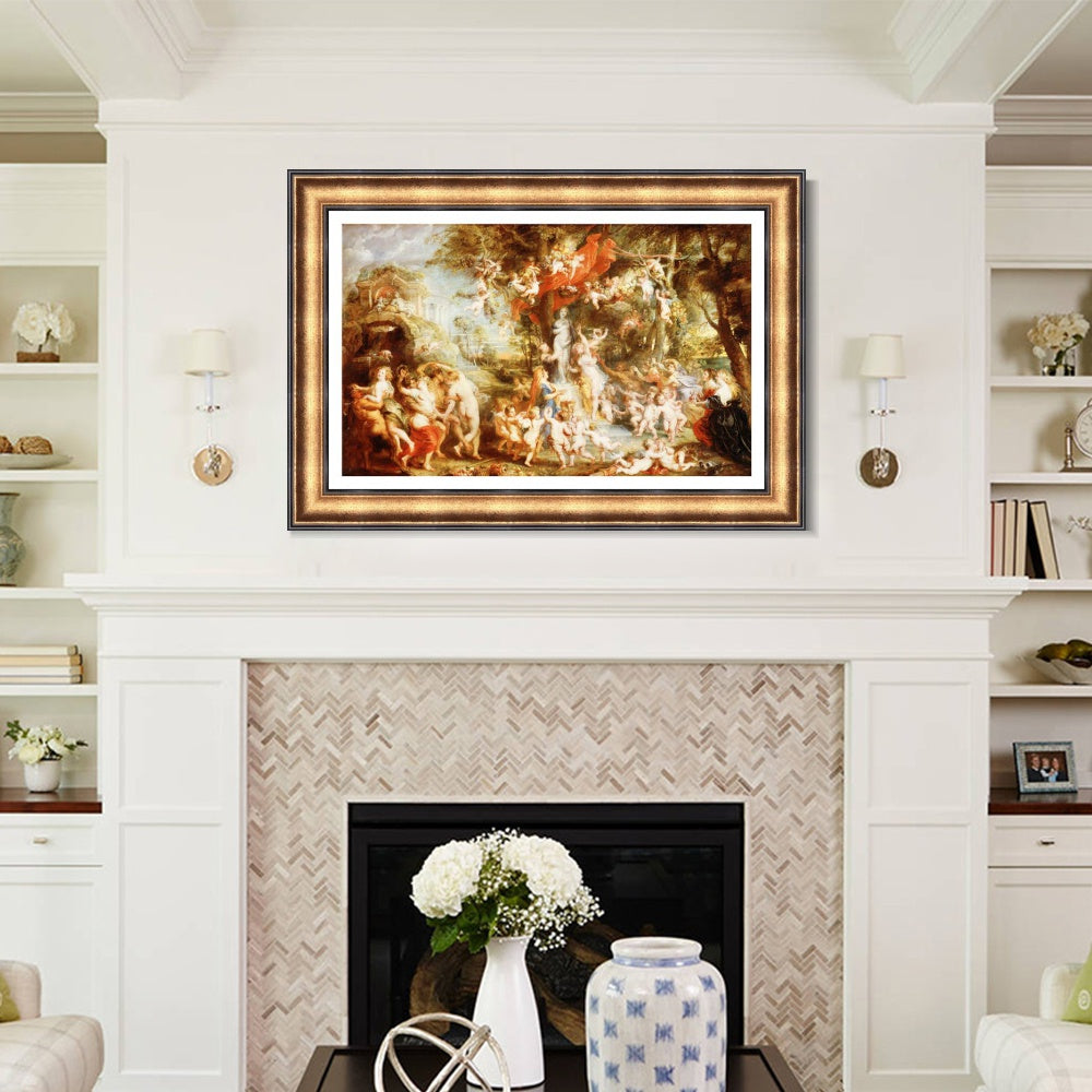 INVIN ART Framed Canvas Art Giclee Print Series#235 by Peter Paul Rubens Wall Art