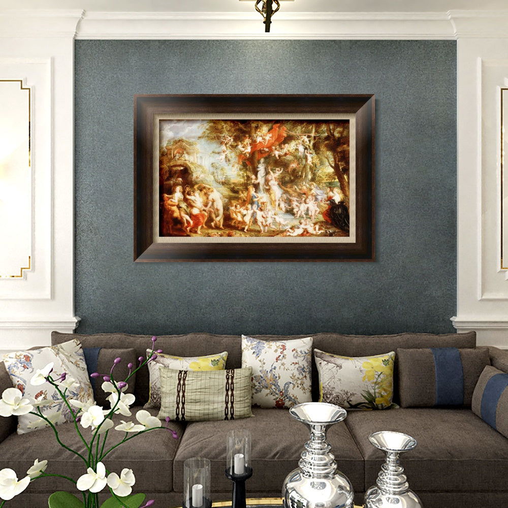 INVIN ART Framed Canvas Art Giclee Print Series#235 by Peter Paul Rubens Wall Art