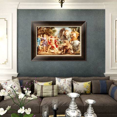 INVIN ART Framed Canvas Art Giclee Print Series#236 by Peter Paul Rubens Wall Art Living Room Home Office Decorations