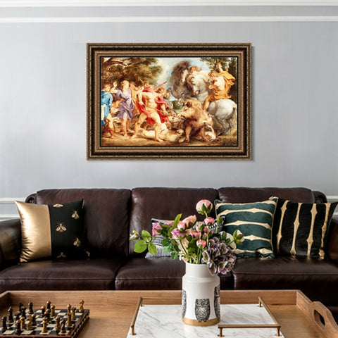 INVIN ART Framed Canvas Art Giclee Print Series#236 by Peter Paul Rubens Wall Art Living Room Home Office Decorations
