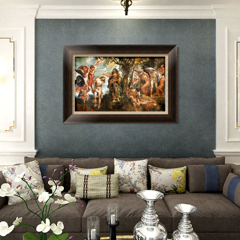 INVIN ART Framed Canvas Art Giclee Print Series#237 by Peter Paul Rubens Wall Art Living Room Home Office Decorations