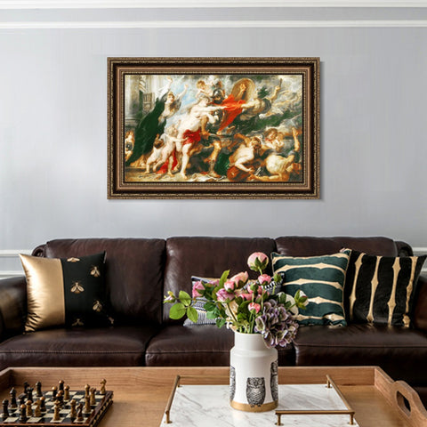 INVIN ART Framed Canvas Art Giclee Print Series#238 by Peter Paul Rubens Wall Art Living Room Home Office Decorations