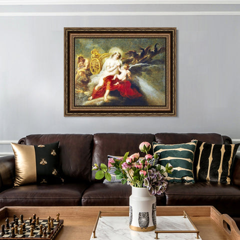 INVIN ART Framed Canvas Art Giclee Print Series#239 by Peter Paul Rubens Wall Art Living Room Home Office Decorations