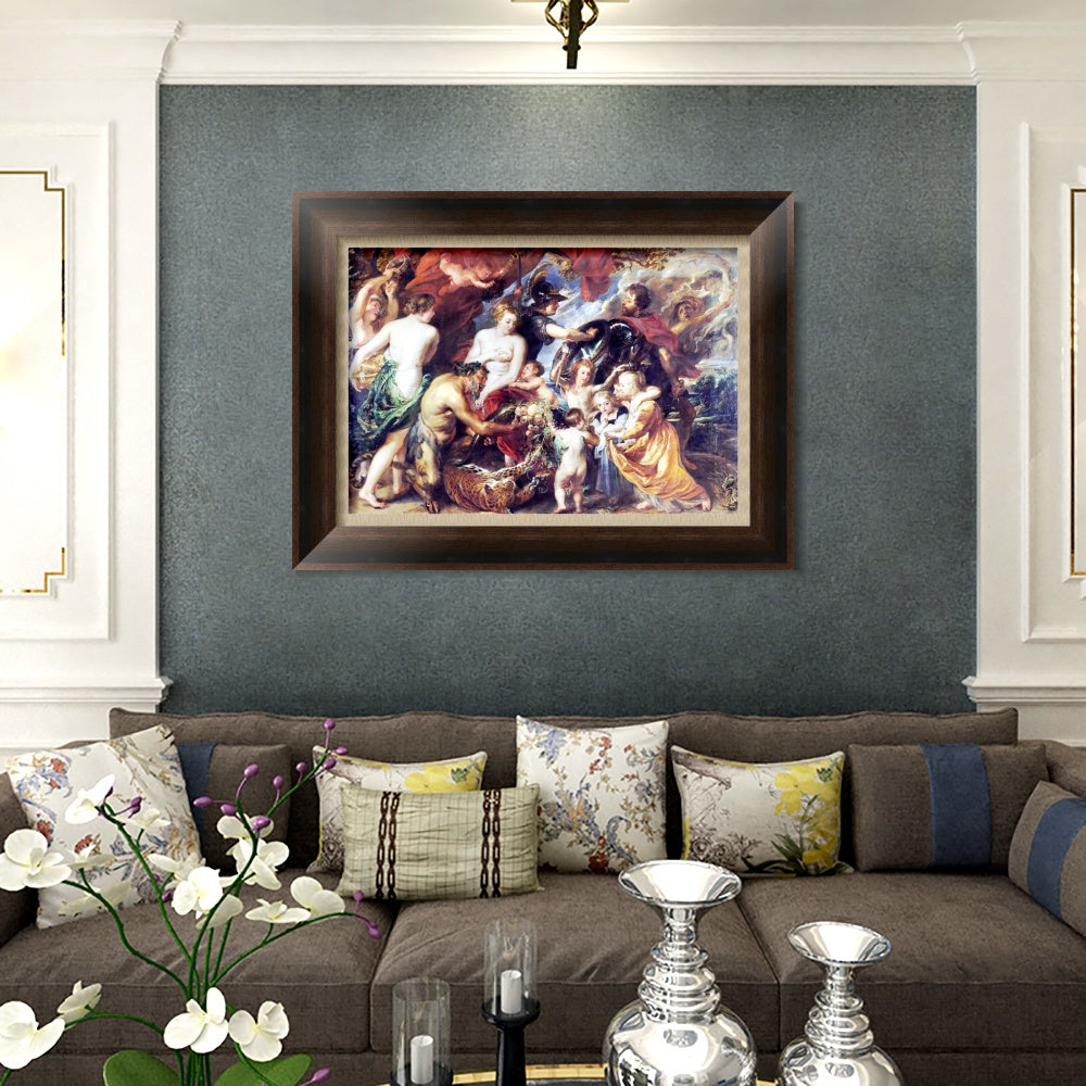 INVIN ART Framed Canvas Art Giclee Print Series#240 by Peter Paul Rubens Wall Art